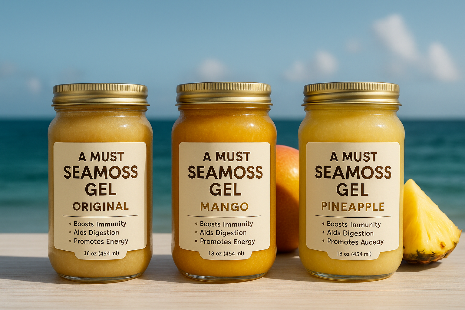 A Must Seamoss Gel — 92 Minerals. Zero Excuses.